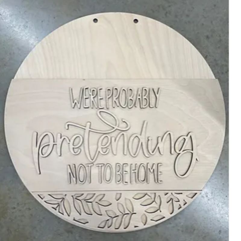 18" Pretending Not to be Home