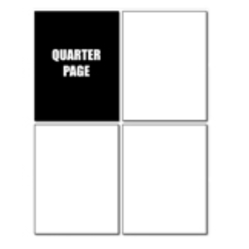 1/4 Page Ad