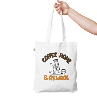 COFFEE HOME BREWDOL Tote Bags