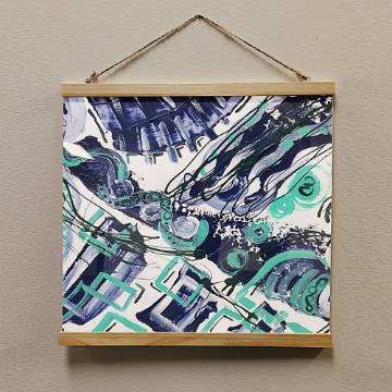 Paint An Abstract Wall Piece