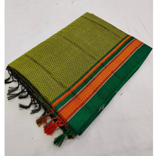 Green reshma Blended Cotton Khan 