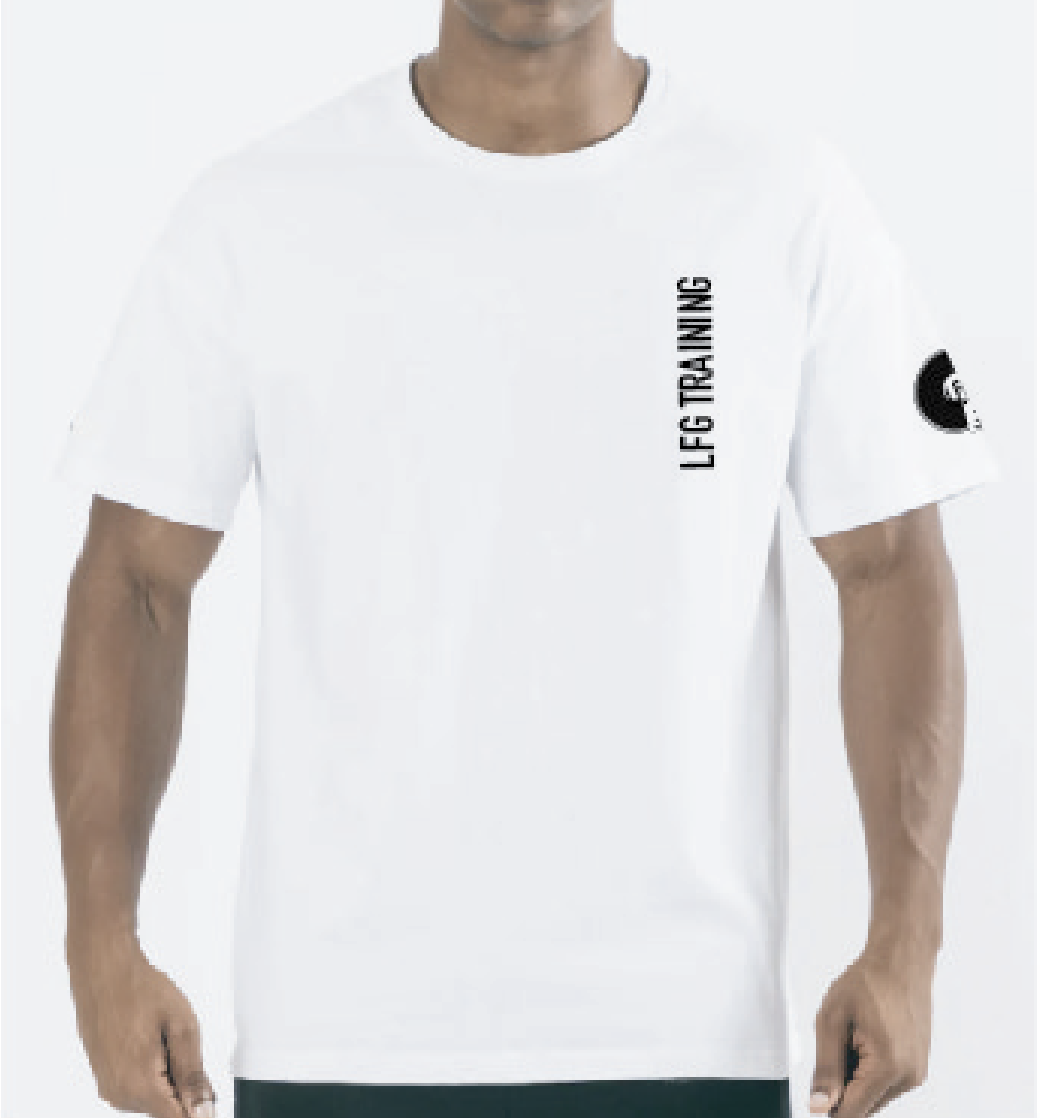WHITE LFG TRAINING TEE