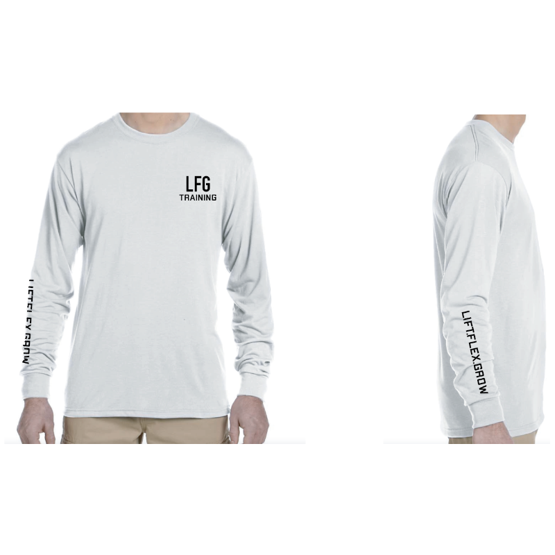 WHITE LIFT.FLEX.GROW SLEEVE LS TEE  Main Image