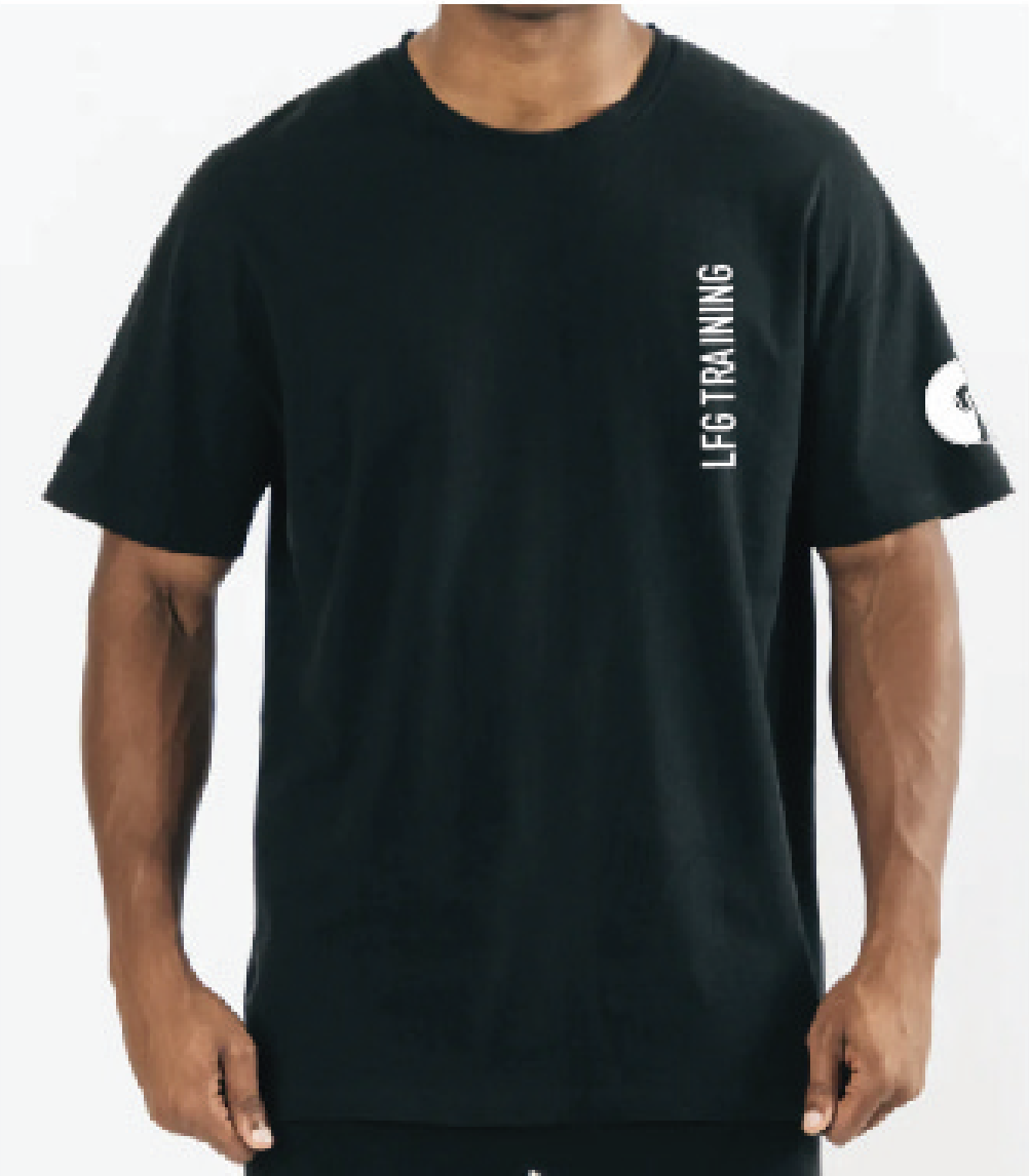 BLACK LFG TRAINING TEE