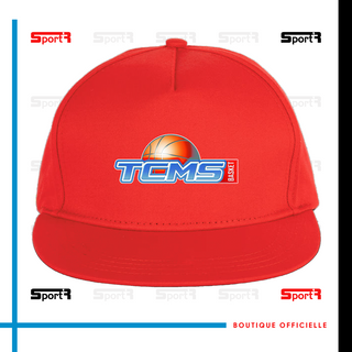 Casquette snapback (rouge)