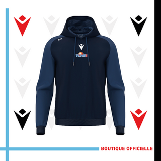 Sweat à capuche marine - Unisexe 