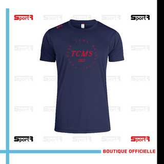 T-shirt coton marine - Homme