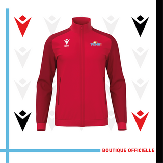 Veste zippée rouge - Unisexe