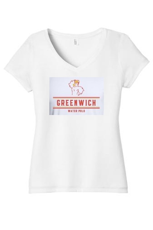 PERFECT TRI V-NECK TEE - WHITE