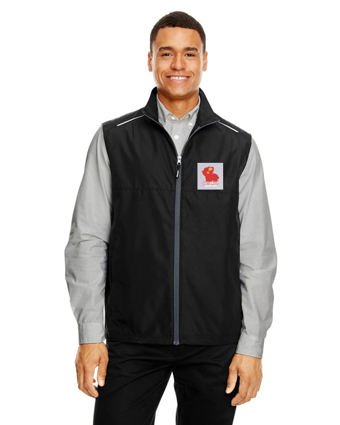 MEN'S CORE 365 TECHNO LITE POLY SHELL VEST - CARBON