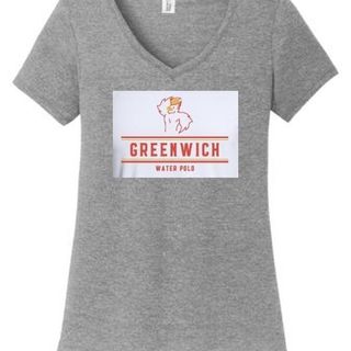 PERFECT TRI V-NECK TEE - GREY FROST