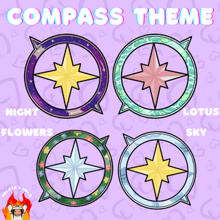 skz compass themed stickers!