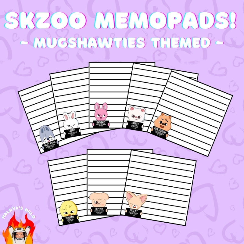 mugshawties memopad!