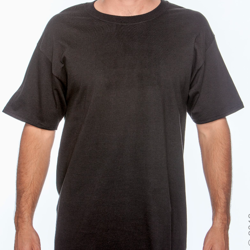 Black Round Neck T-Shirts- ADULT Large Image