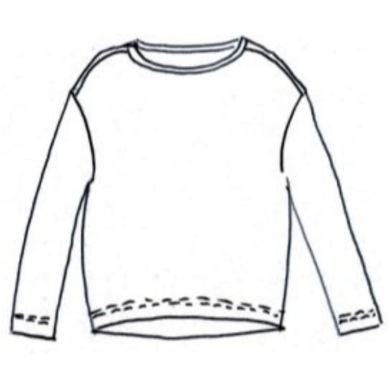 VW205: V-Merino Boat Neck<br>Colour: WOOD - Thumbnail (Preview) 4