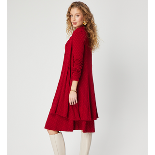 VE233: Francie Dress <br>Colour: SHIRAZ - Thumbnail 2