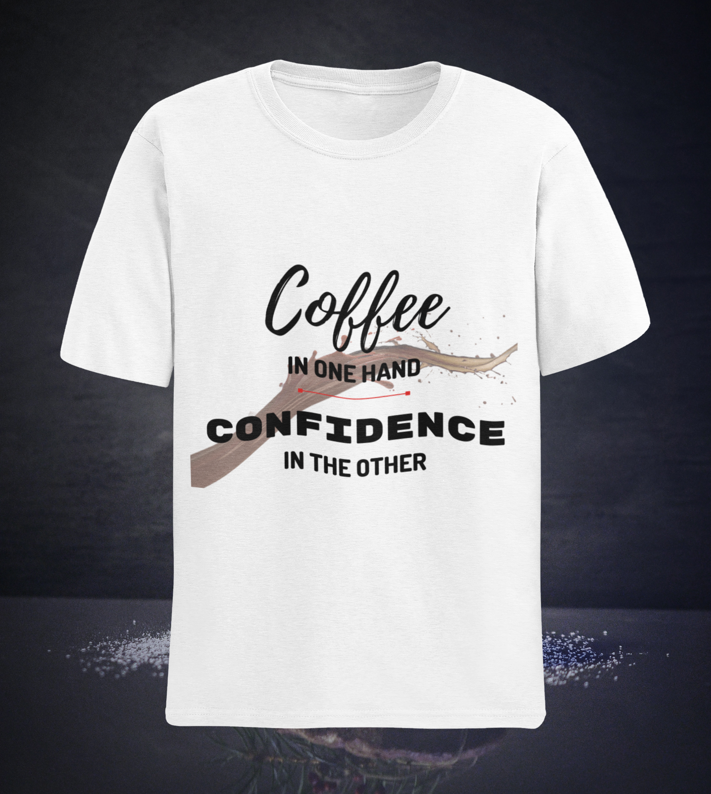 Coffee  Round Neck T-Shirts Main Image