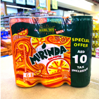 Mirinda Can 6 x 245ml Offer Pack