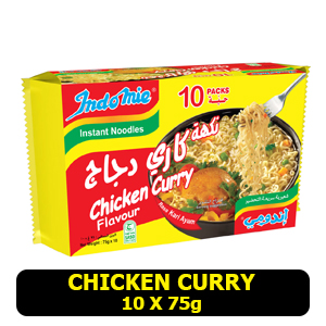 Indomie Noodles Curry Flavour 10 X 75g Main Image