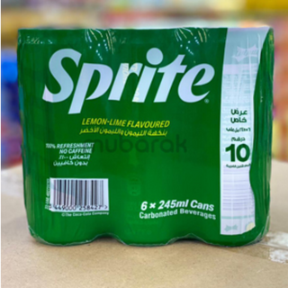 Sprite Can 6 x 245ml Offer Pack