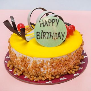 Butterscotch 1kg Birthday Cake 