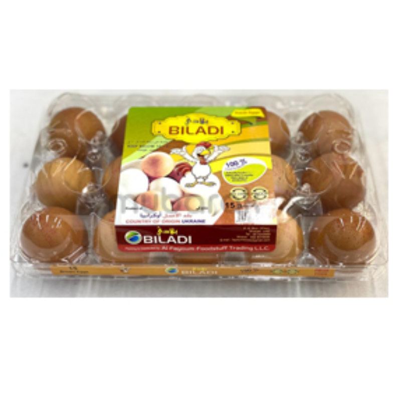 Biladi Eggs Medium Brown 15 pcs Main Image