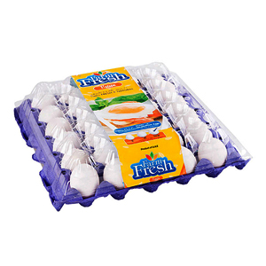 Farm Fresh White Eggs 30 Pcs