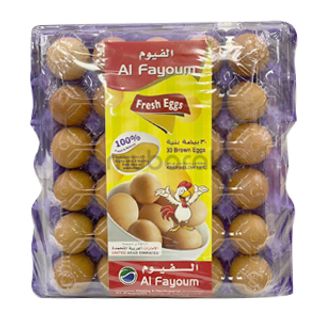 Al Fayoum 30pcs Brown Eggs Large 