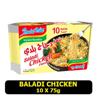 Indomie Noodles Baladi Chicken 10 X 75g