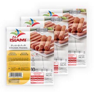 Al Islami Chicken Franks 3x340g