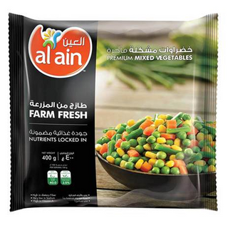 Al Ain Frozen Mix Vegetables 400g