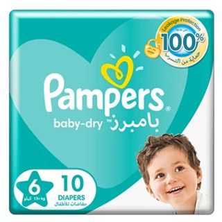  Pampers Baby Dry Diapers Size 6