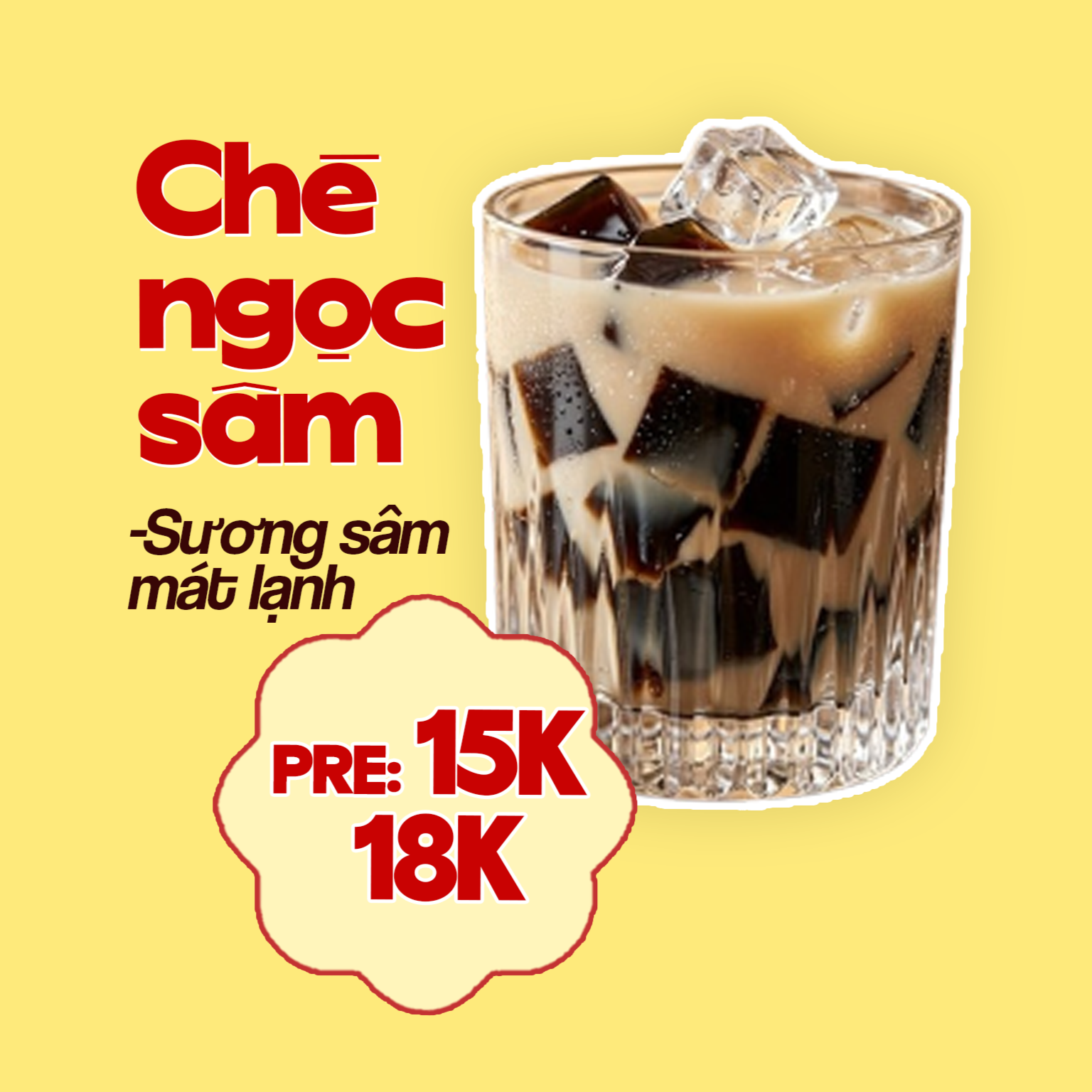 Chè ngọc sâm (Sương Sâm - Hạt Lựu)🌱