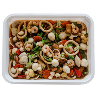 Mixed Seafood with Oyster Sauce