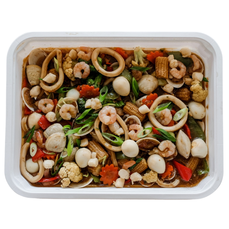 Mixed Seafood with Oyster Sauce Main Image