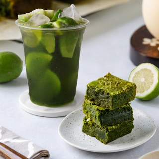 Combo: Thai Lemon Tea and Matcha Brownie
