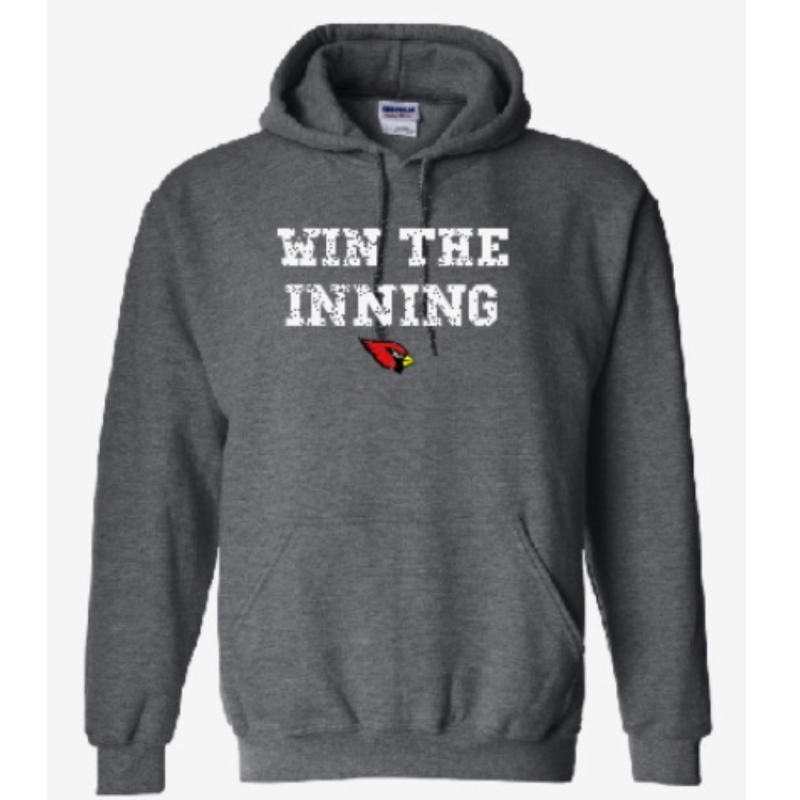 WIN THE INNING HOODIE SWEATSHIRT Dark Gray • DT Dri-Fit  Main Image