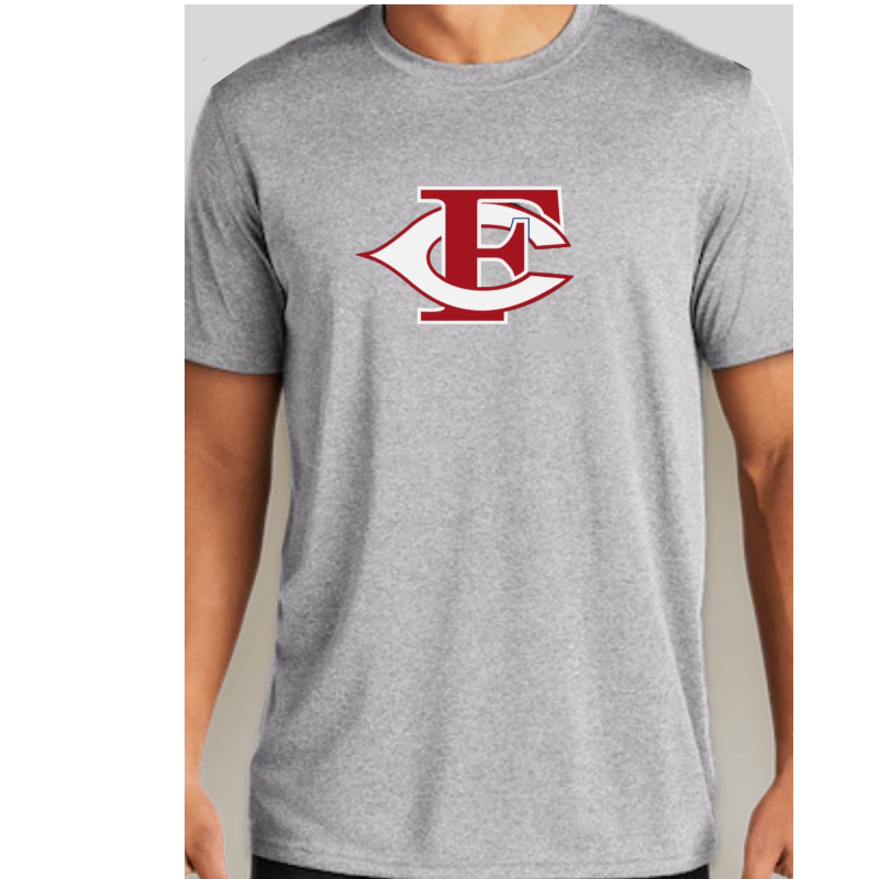 FC LOGO SHORT SLEEVE GRAY T-SHIRT (TRI-BLEND) Main Image