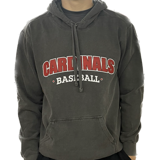 Comfort Colors Hoodie Sweatshirt - Cardinals Baseball