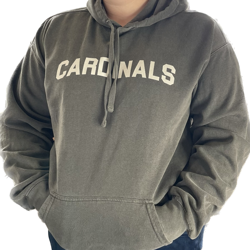 Comfort Colors Hoodie Sweatshirt - CARDINALS Main Image