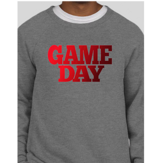 GAME DAY GRAY CREW NECK SWEATSHIRT