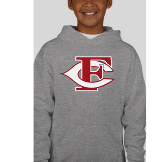 YOUTH FC LOGO GRAY HOODIE * CH