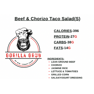 Beef & Chorizo Taco Salad(S)
