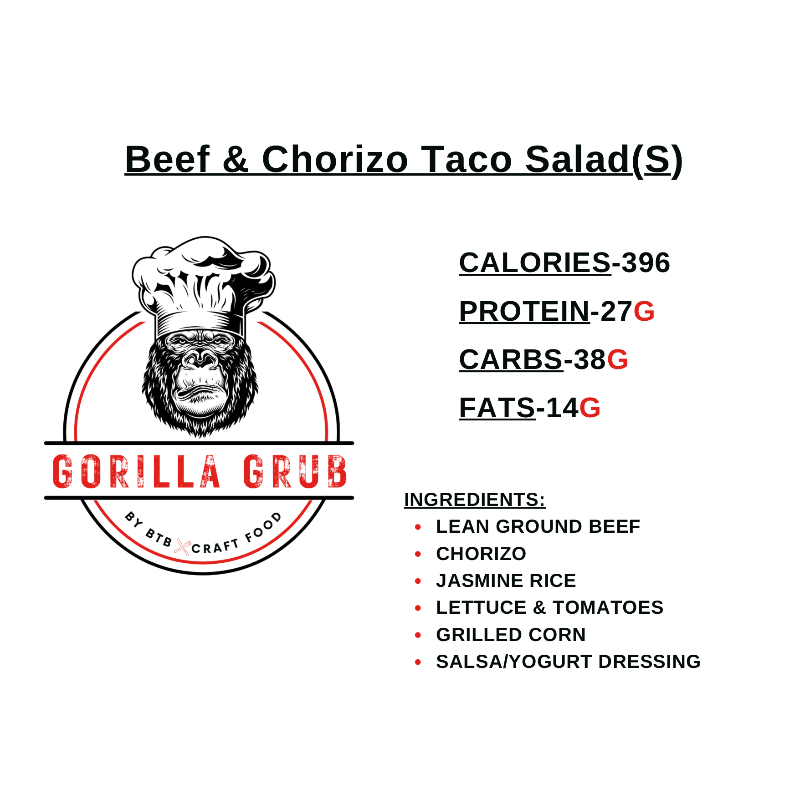 Beef & Chorizo Taco Salad(S)