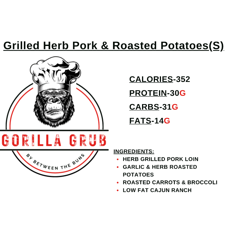 Grilled Herb Pork & Roasted Potatoes(S)