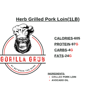 Grilled Herb Pork Loin(1LB)
