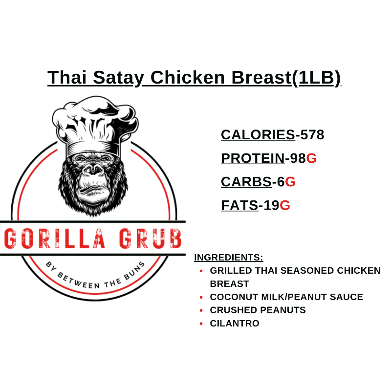 Thai Satay Chicken Breast(1LB)