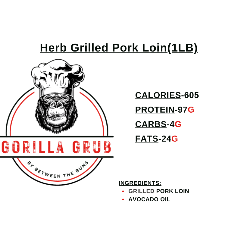 Grilled Herb Pork Loin(1LB)
