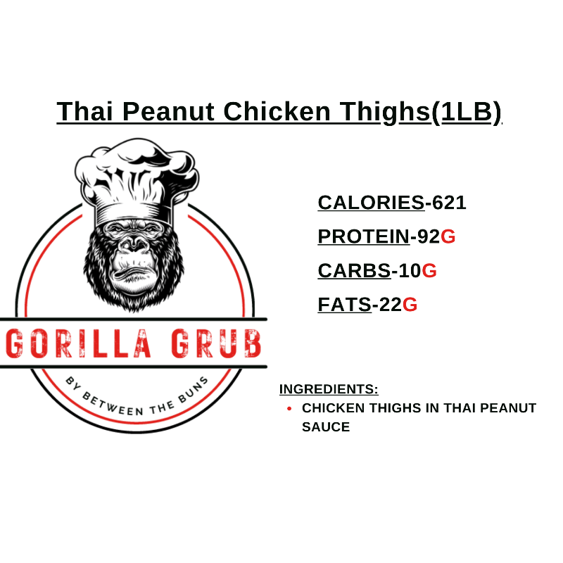 Thai Peanut Chicken Thighs(1LB)