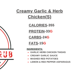 Creamy Garlic & Herb Chicken(S)